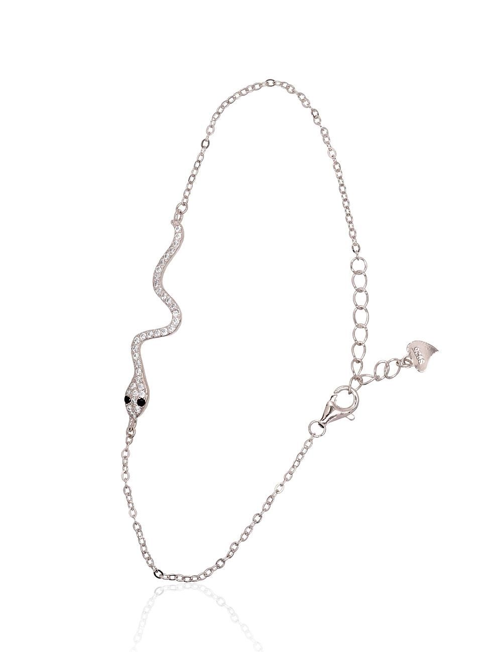 Silver bracelet A2600441PRhGrCZCZBK Silver 925° Rhodium Plating Zirkons