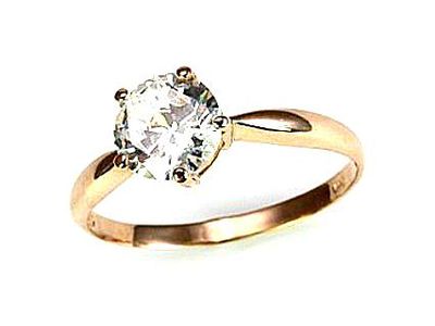 Gold Engagement Ring DINA A1100010AuRCZ