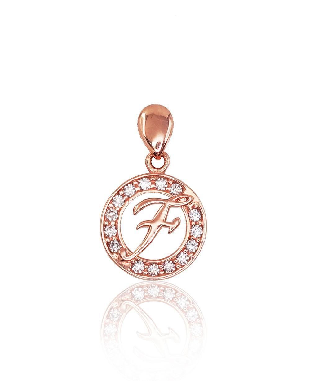 Gold Pendant, Letter F A1300127AuRCZ