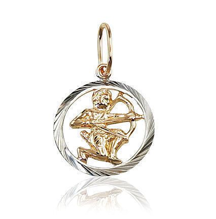 Gold Pendant Sagittarius A1300233AuRPRhW