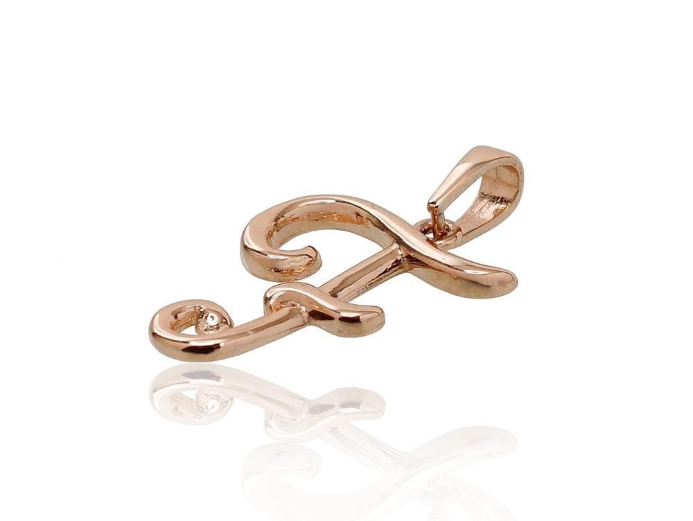 Gold Pendant Radio F