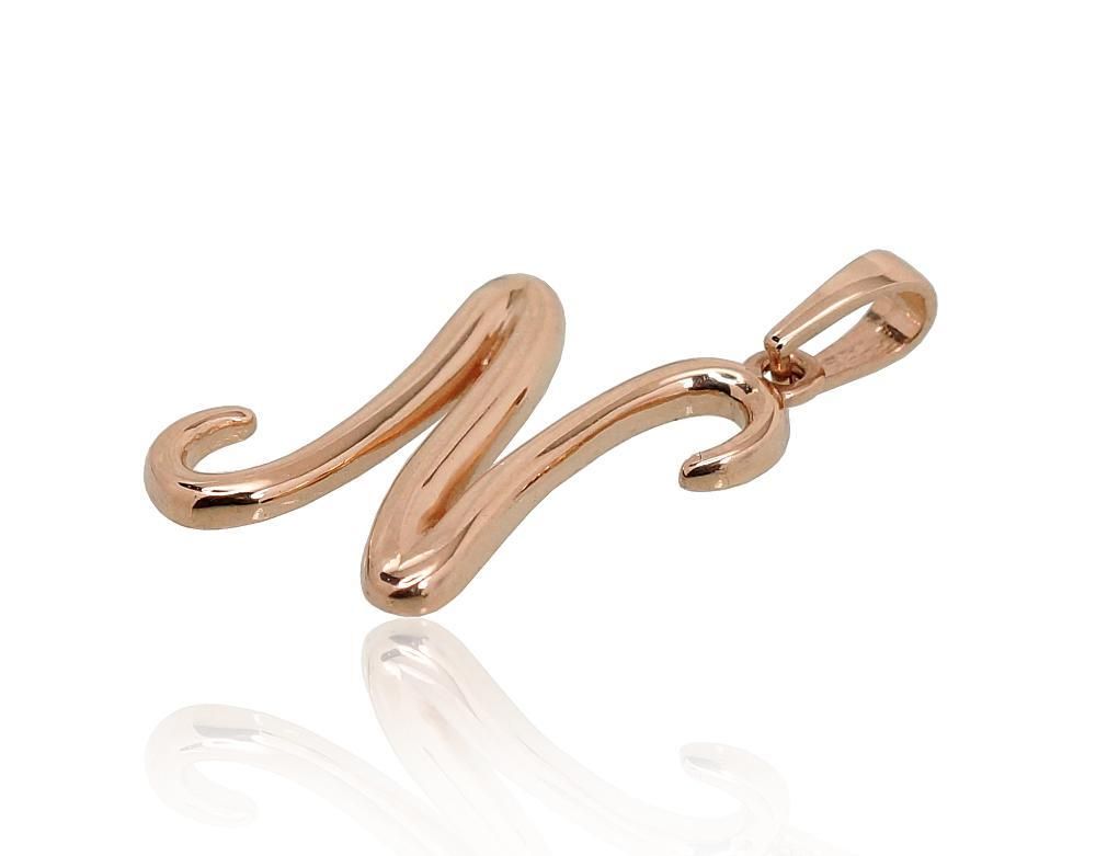 Gold Pendant Letter, N