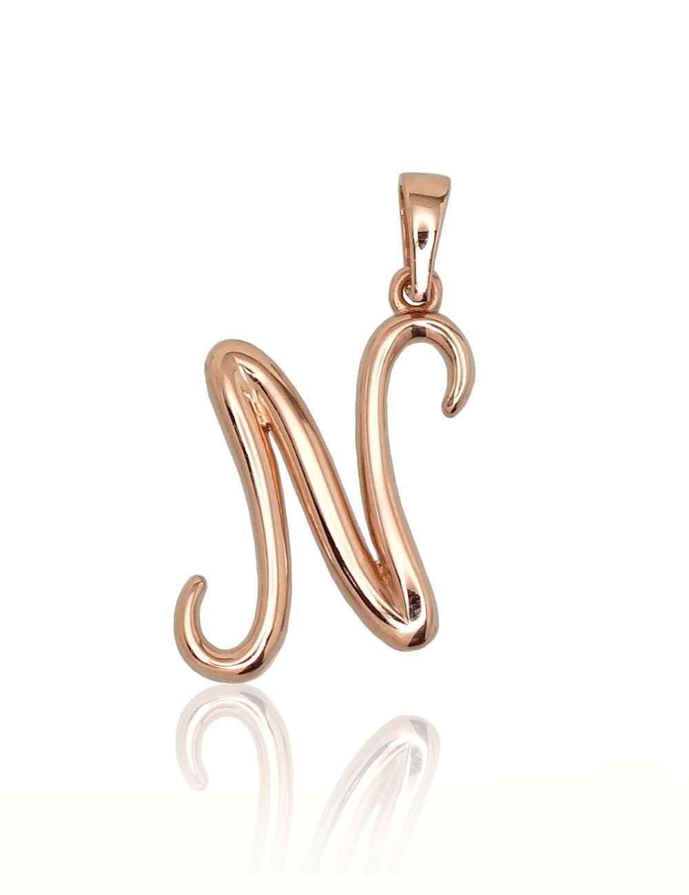 Gold Pendant Letter, N