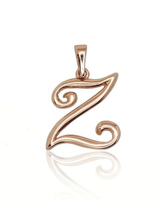 Gold Pendant, Letter Z