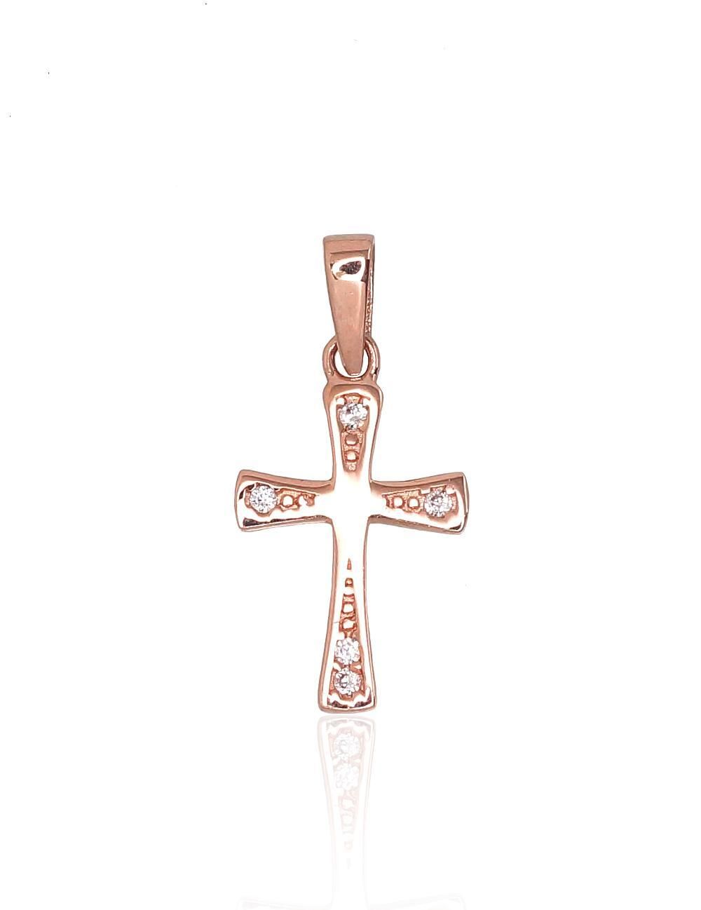 Gold Pendant, Cross A1300707AuRCZ