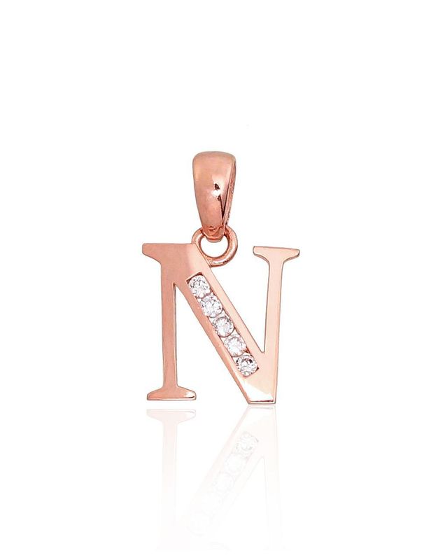 Gold Pendant N Letter A1300758AuRCZ