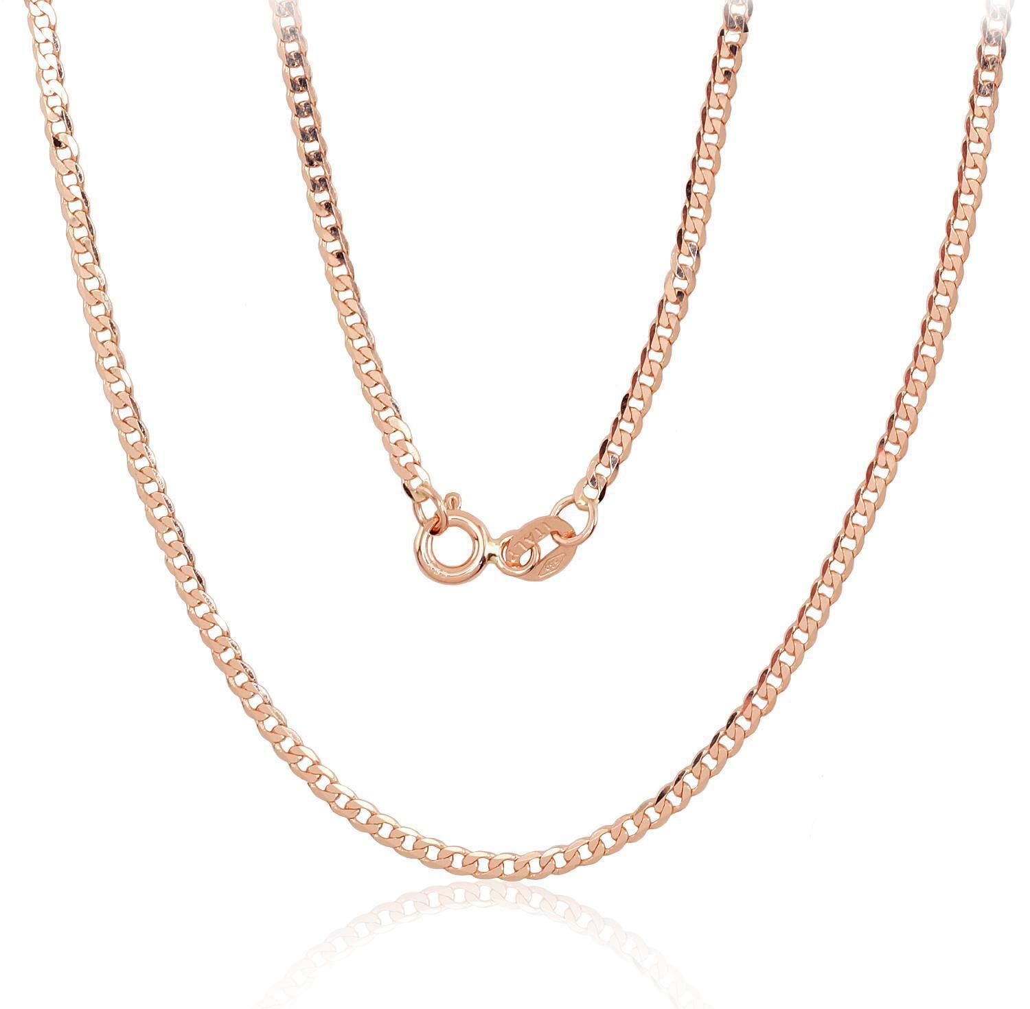 Gold chain, curb pattern, 2 mm thick pattern A1400049