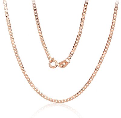 Gold chain, curb pattern, 2 mm thick pattern A1400049