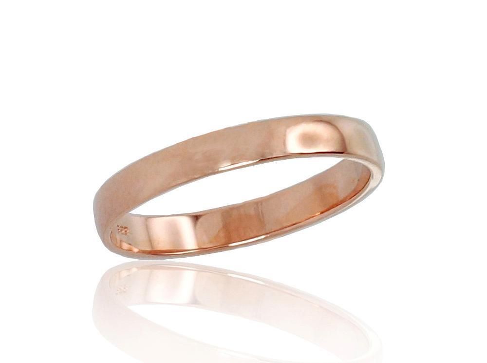 Gold Classic Wedding Ring: 3 mm. wide