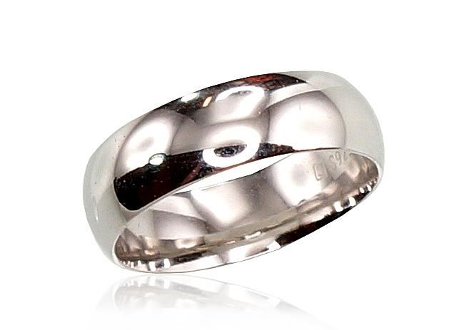 Silver Wedding Ring A2100711PRhGr