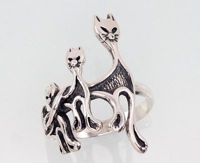 Silver ring, A2101401POxBk