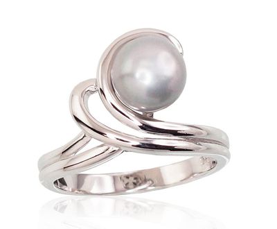 Silver Ring A2101457PRhGrPEGR