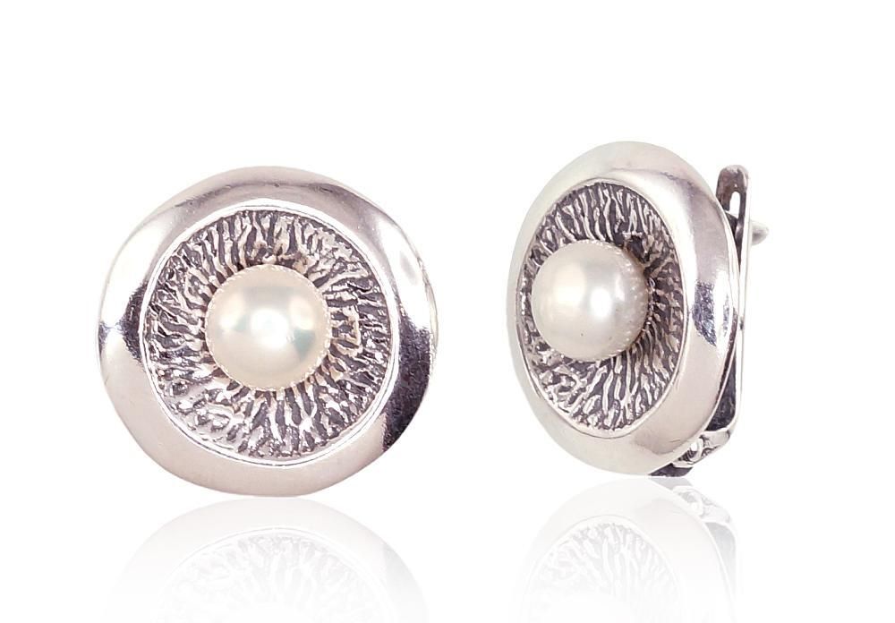 Silver Earrings, A2201669POxBkPE