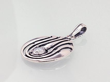 Silver Pendant A2301528POxBkCZ