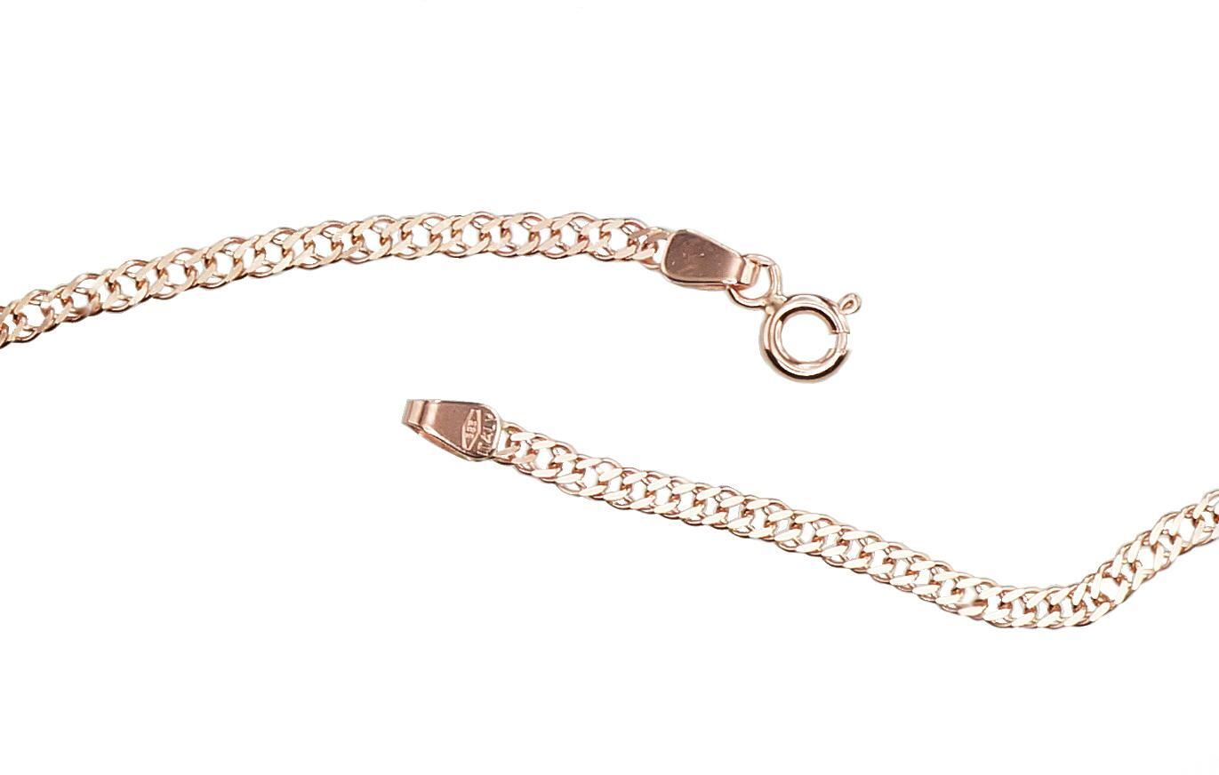 Men's Gold Chain, Double Diamond Weave | 2.5 mm | A1400042