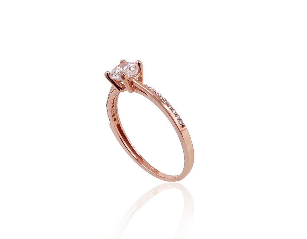 Gold Engagement Ring A1100537AuRCZ