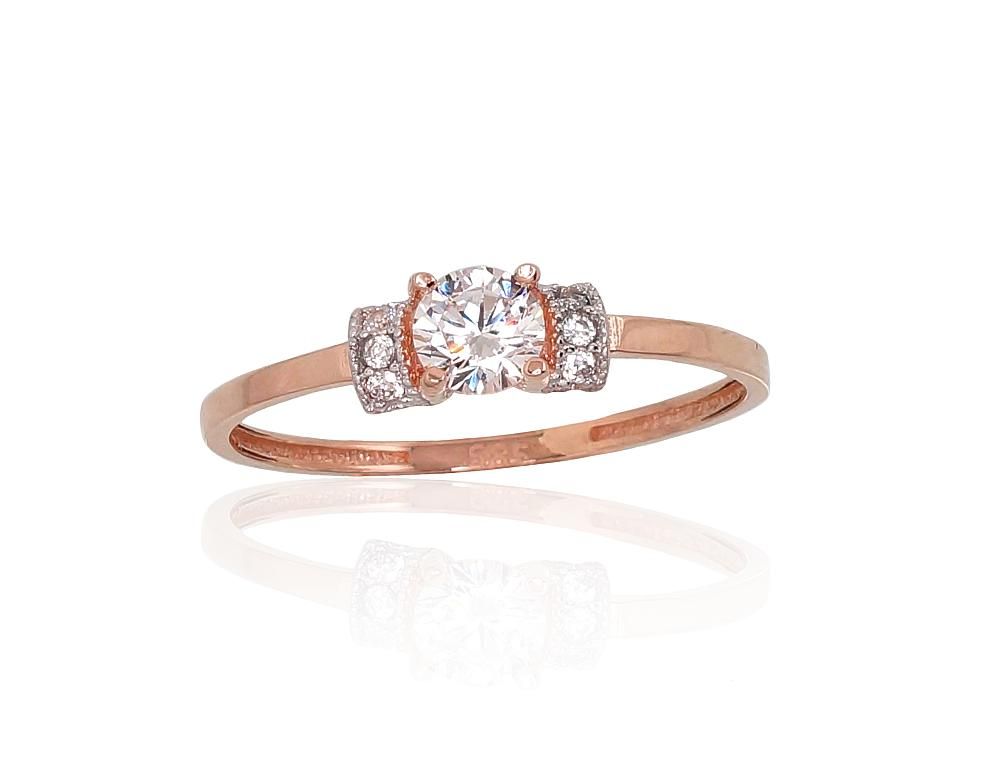 Gold Engagement Ring A1100889AuRPRhWCZ