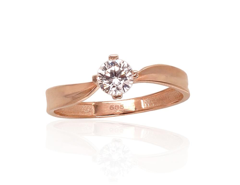 Gold Engagement Ring A1100936AuRCZ