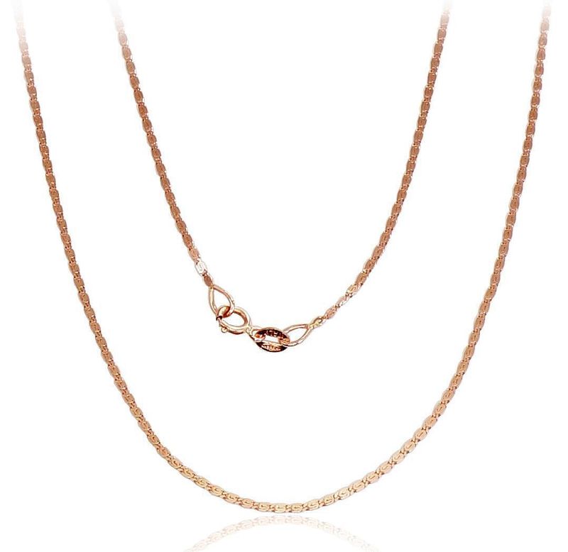 Men's Gold Chain Snail Weave A1400039AuR 1.15mm