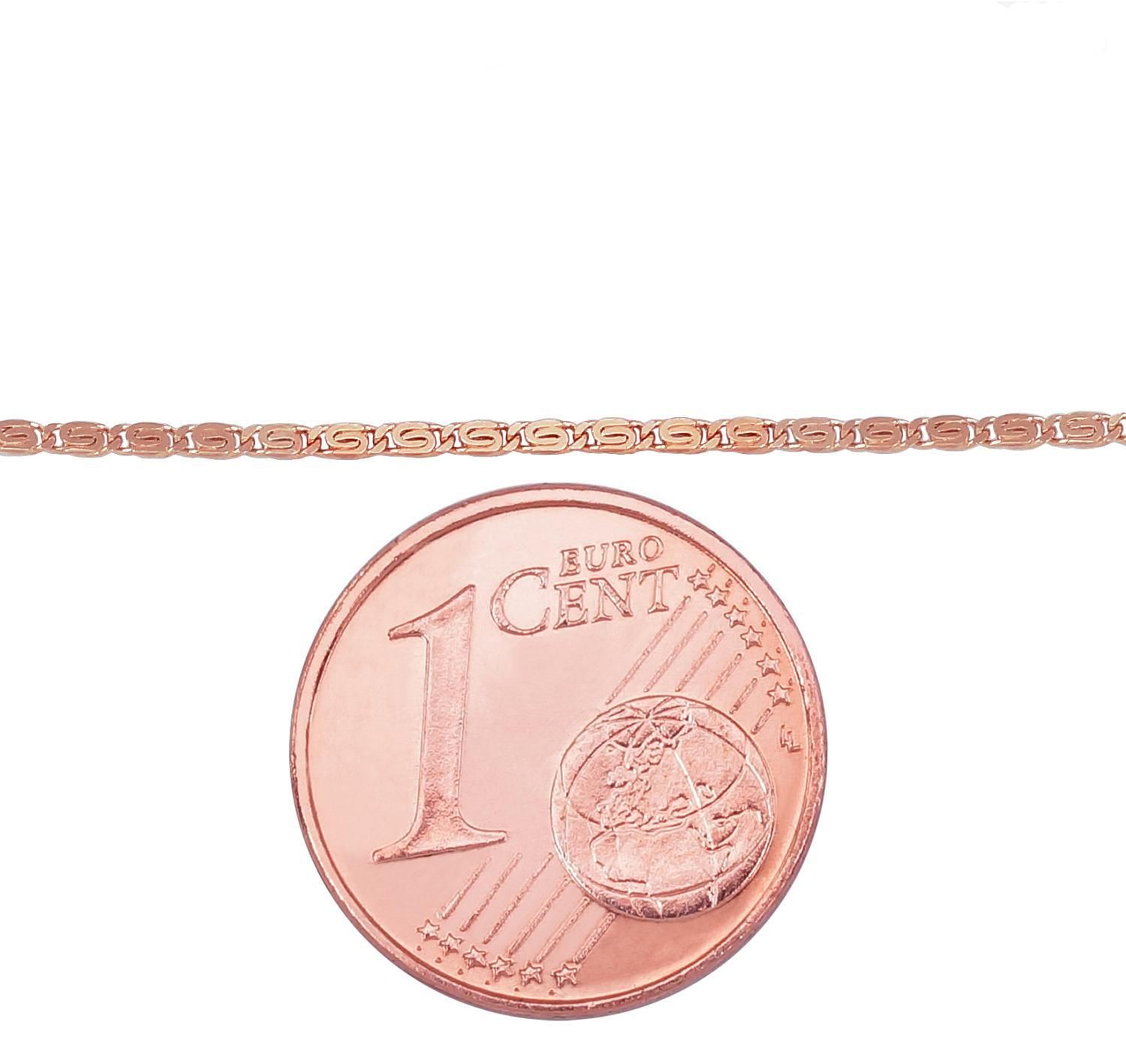 Men's Gold Chain Snail Weave A1400039AuR 1.15mm