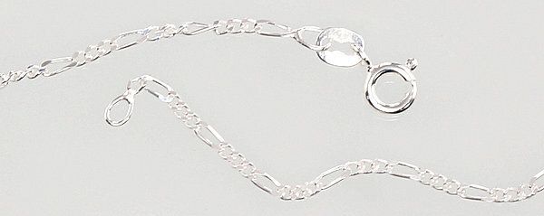 Silver Chain, Figaro 1.8 mm wide, A2400052