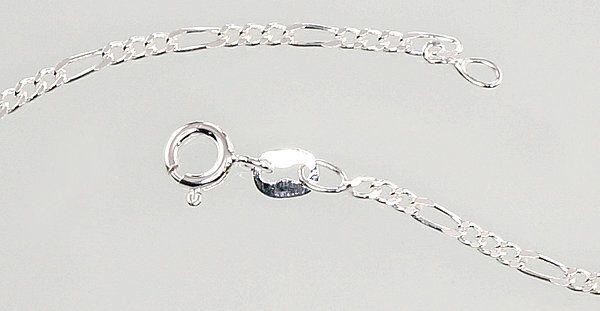 Silver Chain, Figaro 2.0 mm wide, A2400054