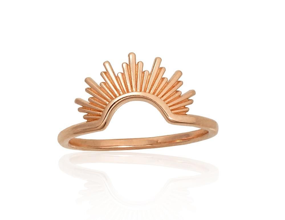 Gold ring for women, tiara, model A1100951AuR