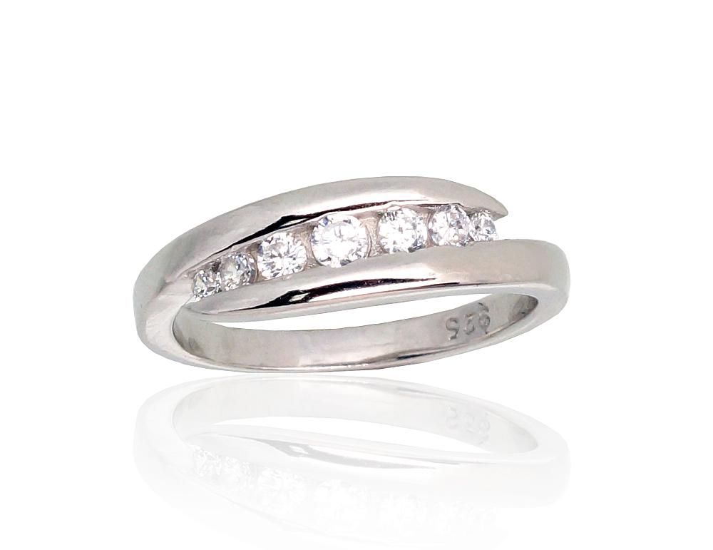 Silver Ring A2101803PRhGrCZ