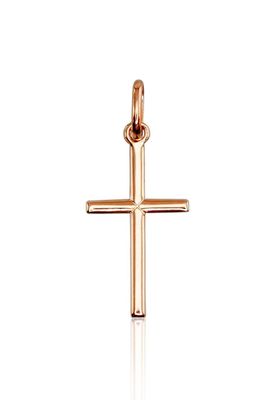 Gold Pendant, Cross A1300035AuR, Red Gold 585°