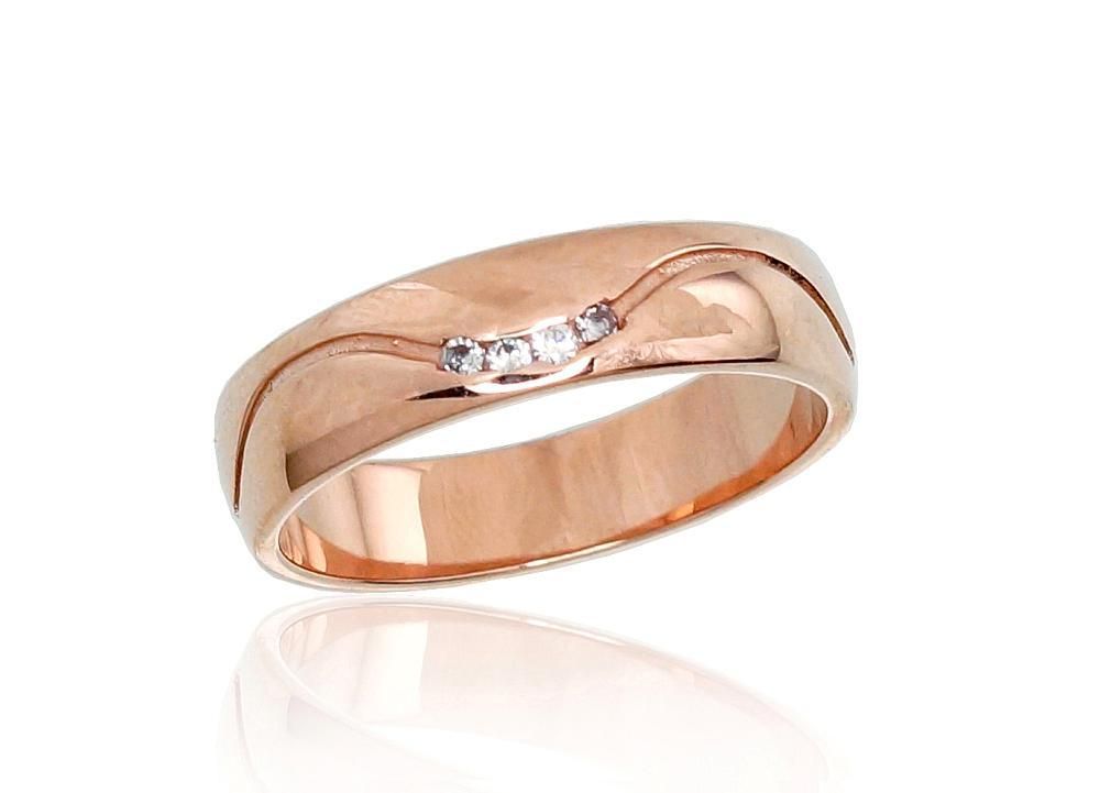 Gold Wedding Ring A1100543AuRCZ