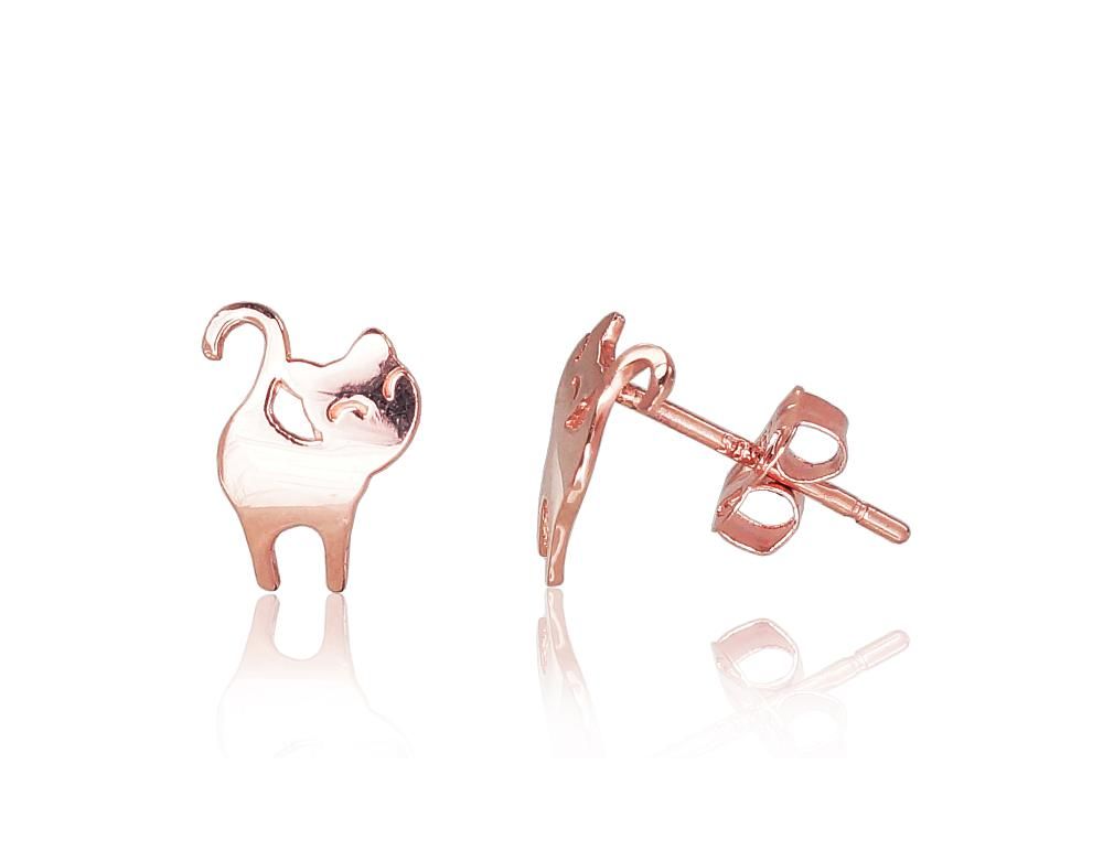 Cat | Gold Earrings A1200182AuR