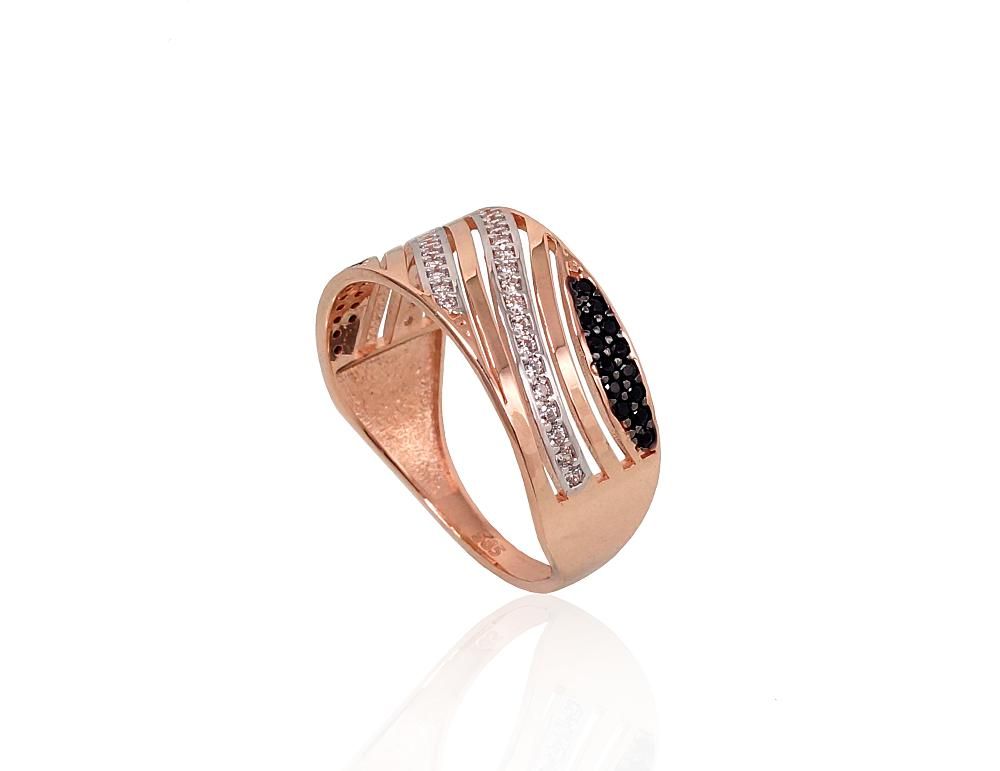 Gold Ring A1100885AuRPRhWPRhBkCZCZBK