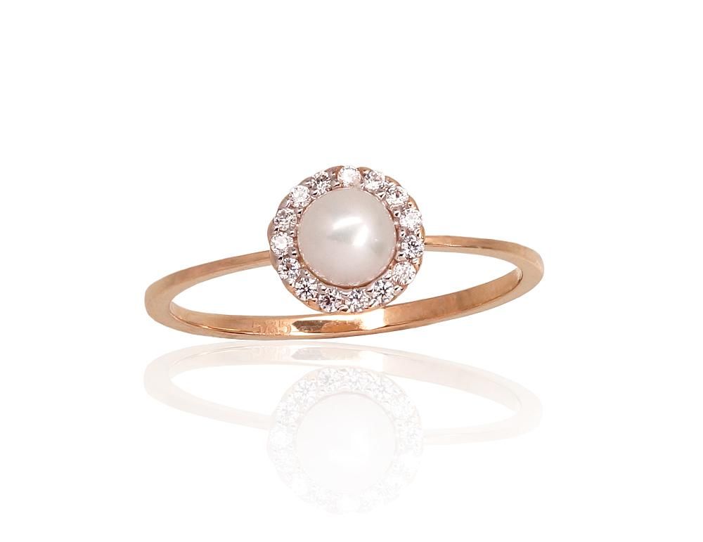 Gold Ring A1100922AuRPRhWCZPE