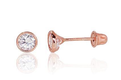 Gold Earrings A1200017AuRCZ