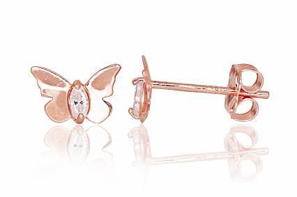 Gold Earrings Butterfly A1200283AuRCZ
