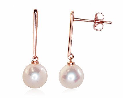 Gold Earrings With Pearls A1201045AuRPE