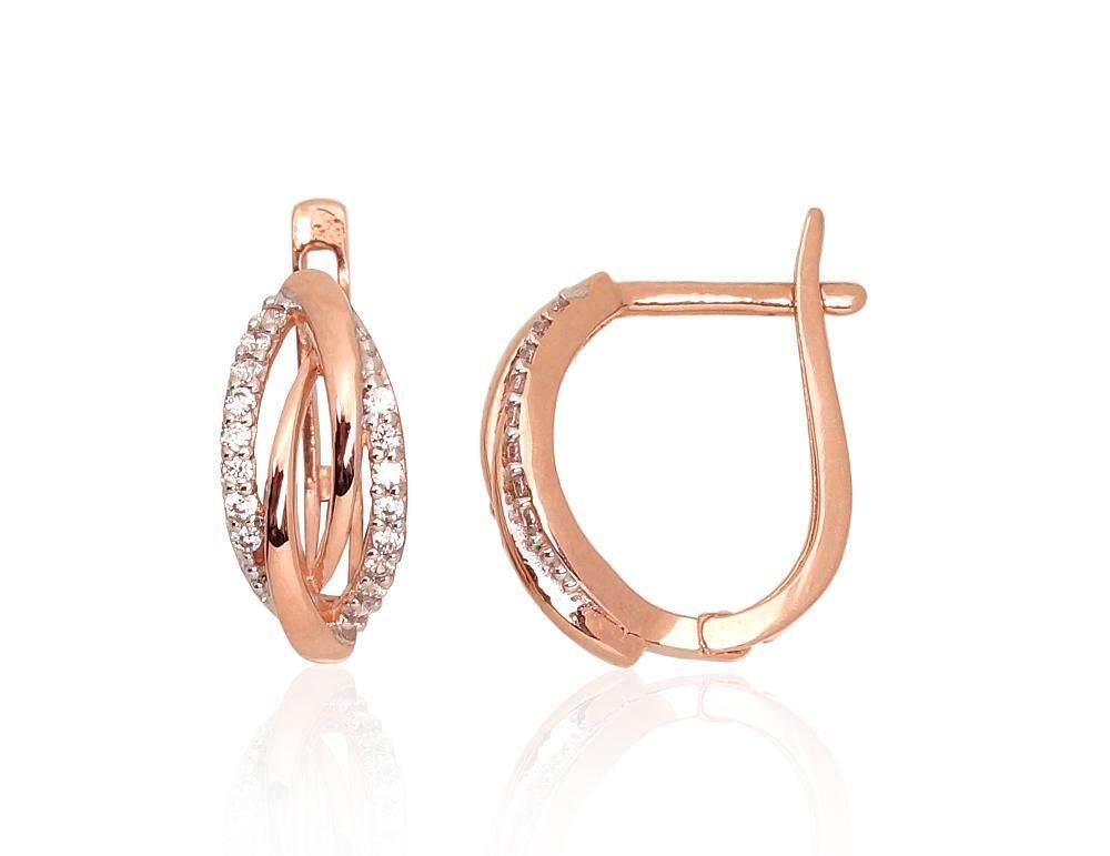 Gold Earrings A1201287AuRPRhWCZ