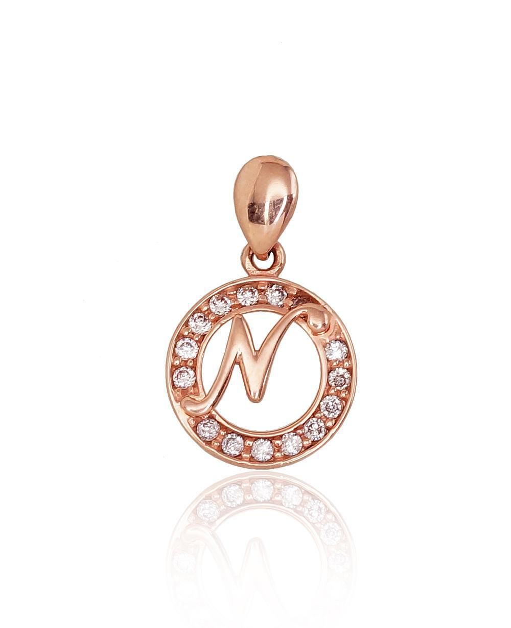 Pendant Gold Letter N A1300135AuRCZ