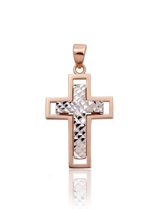 Gold Cross Pendant A1300858AuRAuW