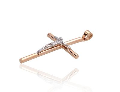 Gold Cross Pendant A1300868AuRAuW