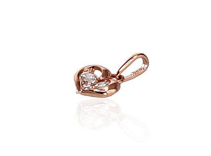 Gold Pendant Heart A1300317AuRCZ