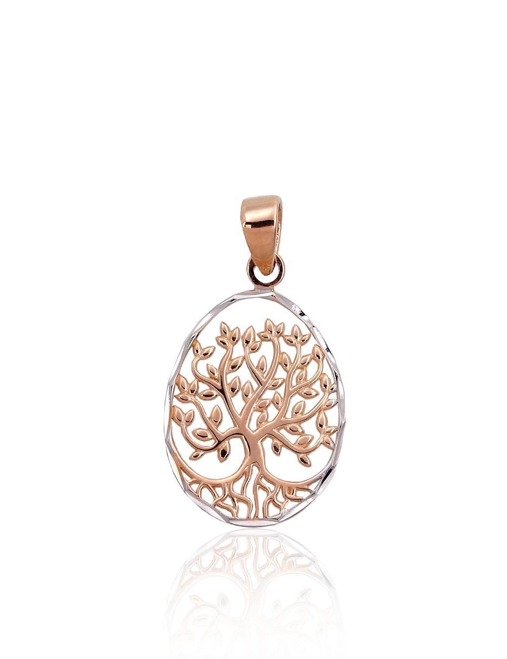 Tree of Life Gold Pendant A1300853AuRPRhW