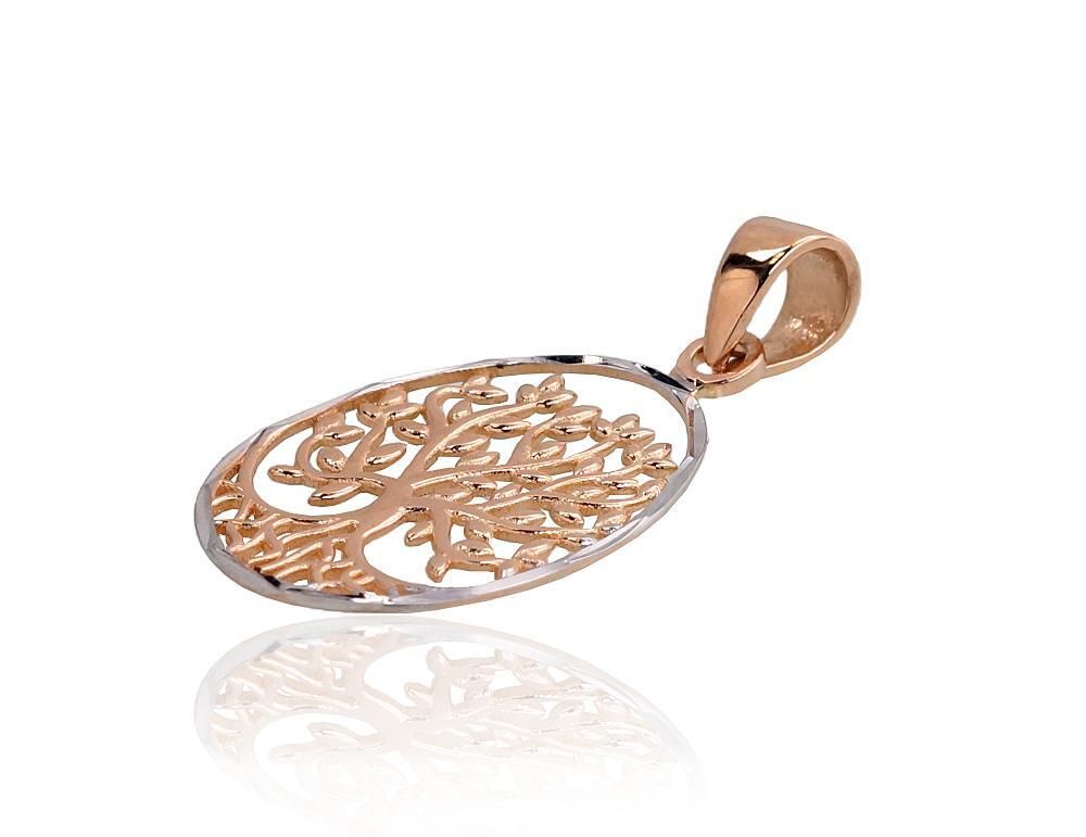 Tree of Life Gold Pendant A1300853AuRPRhW