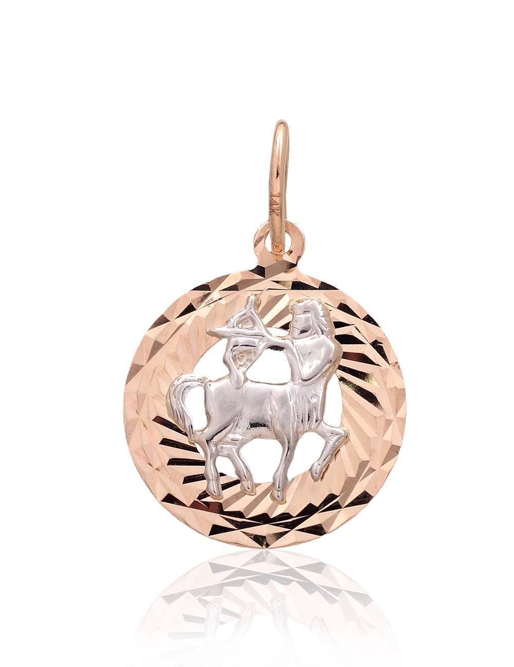 Sagittarius Gold Pendant Zodiac A1300831AuRAuW