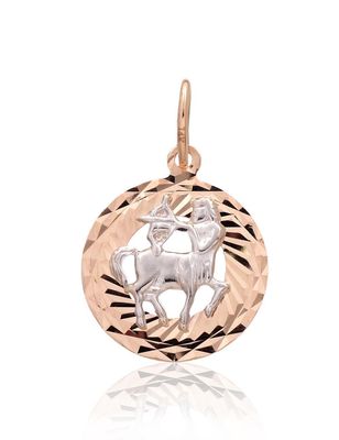 Sagittarius Gold Pendant Zodiac A1300831AuRAuW