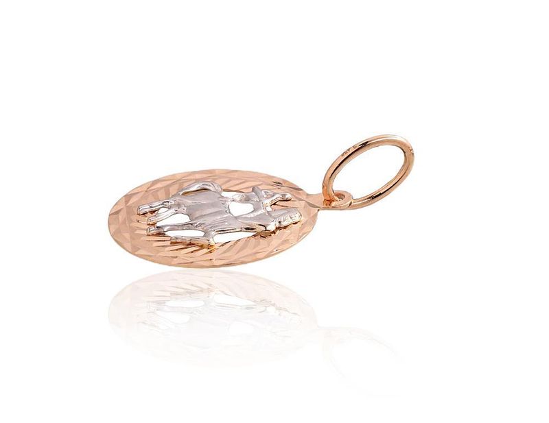 Ohrringe, für Damen,  , Metall Gold, 585, Modell 1300831(Au-R+Au-W)