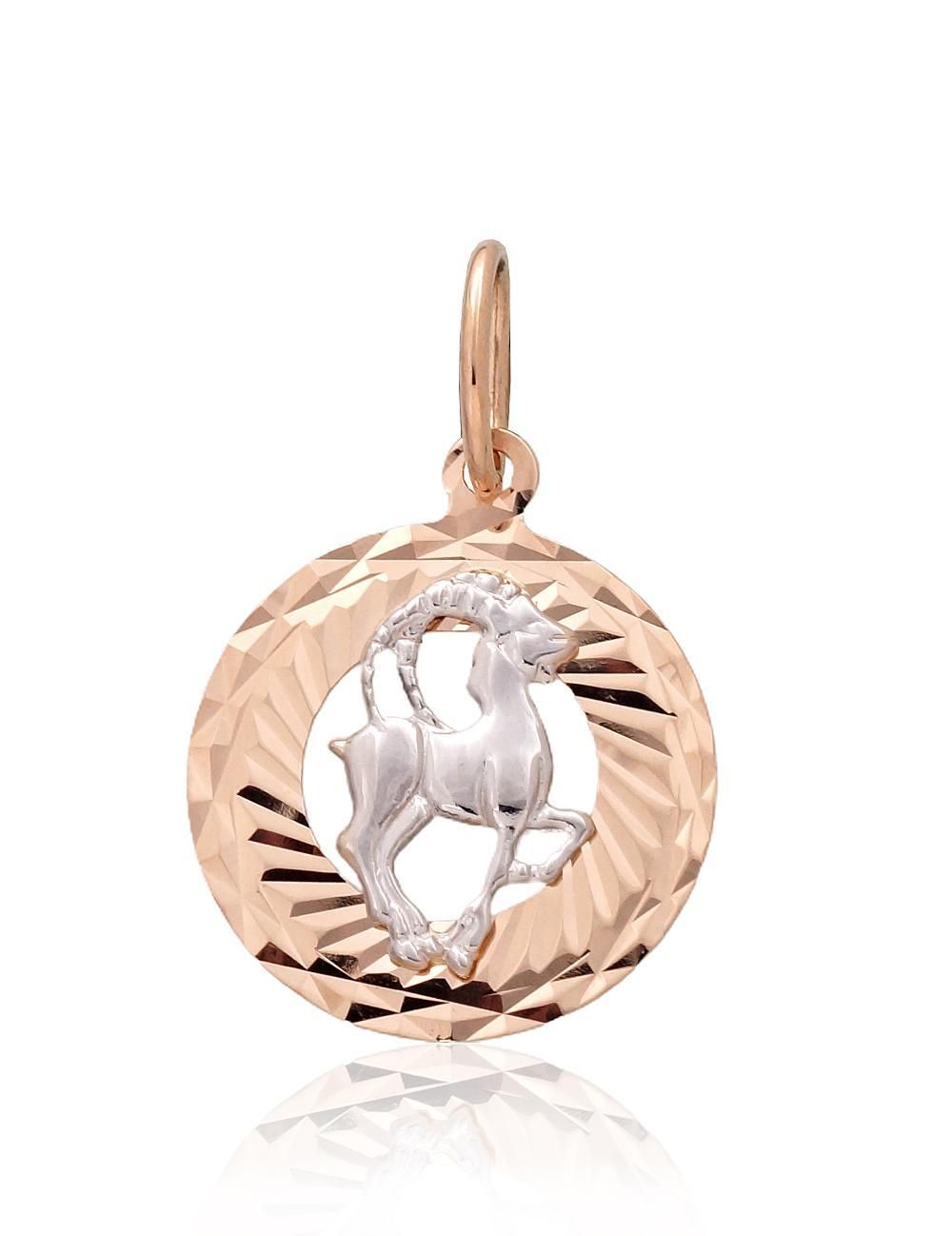 Capricorn Gold Pendant Zodiac A1300832AuRAuW