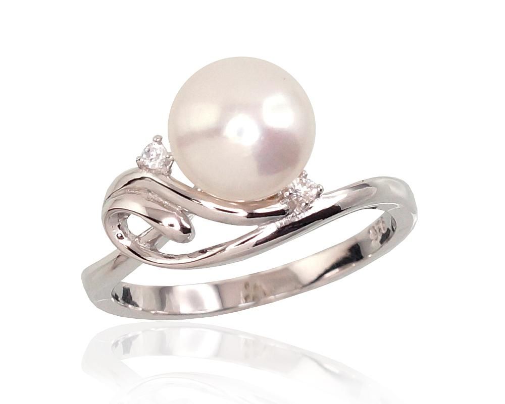 Silver Ring A2101462PRhGrCZPE