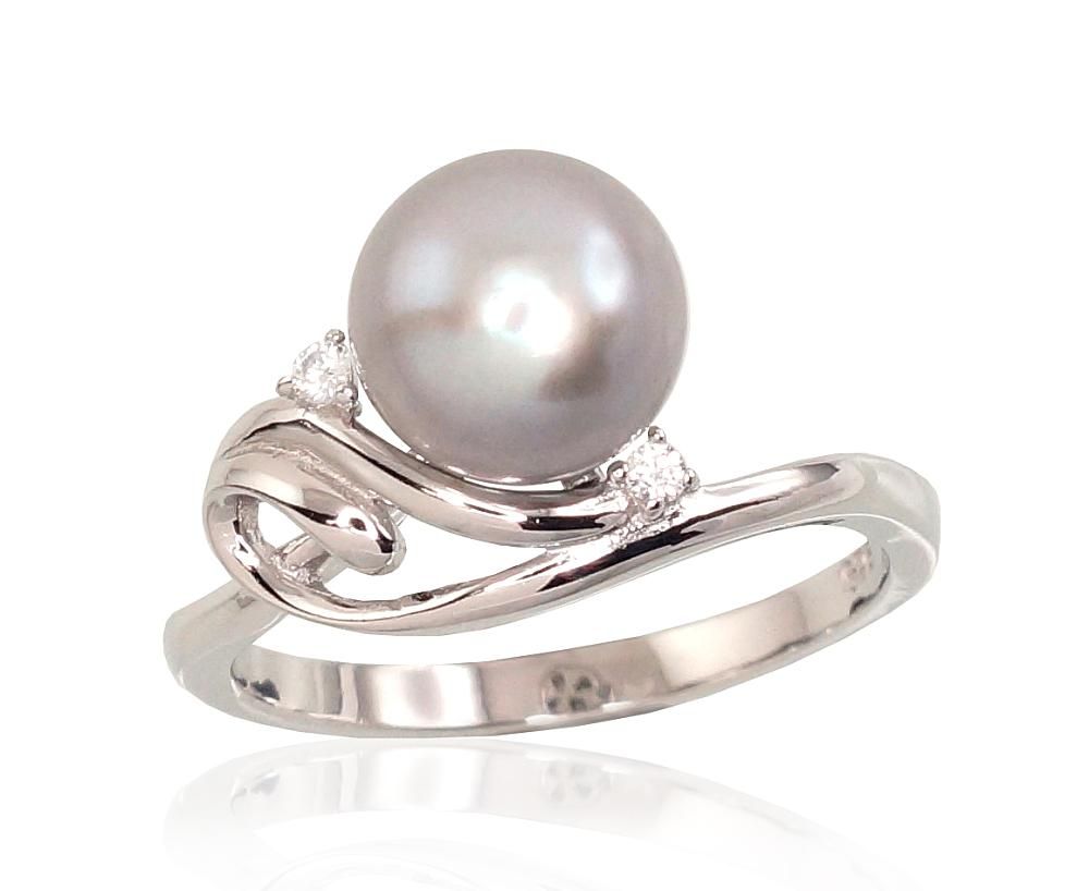 Silver Ring A2101462PRhGrCZPEGR