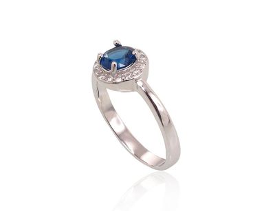 Silver Ring A2101469PRhGrCZCZB